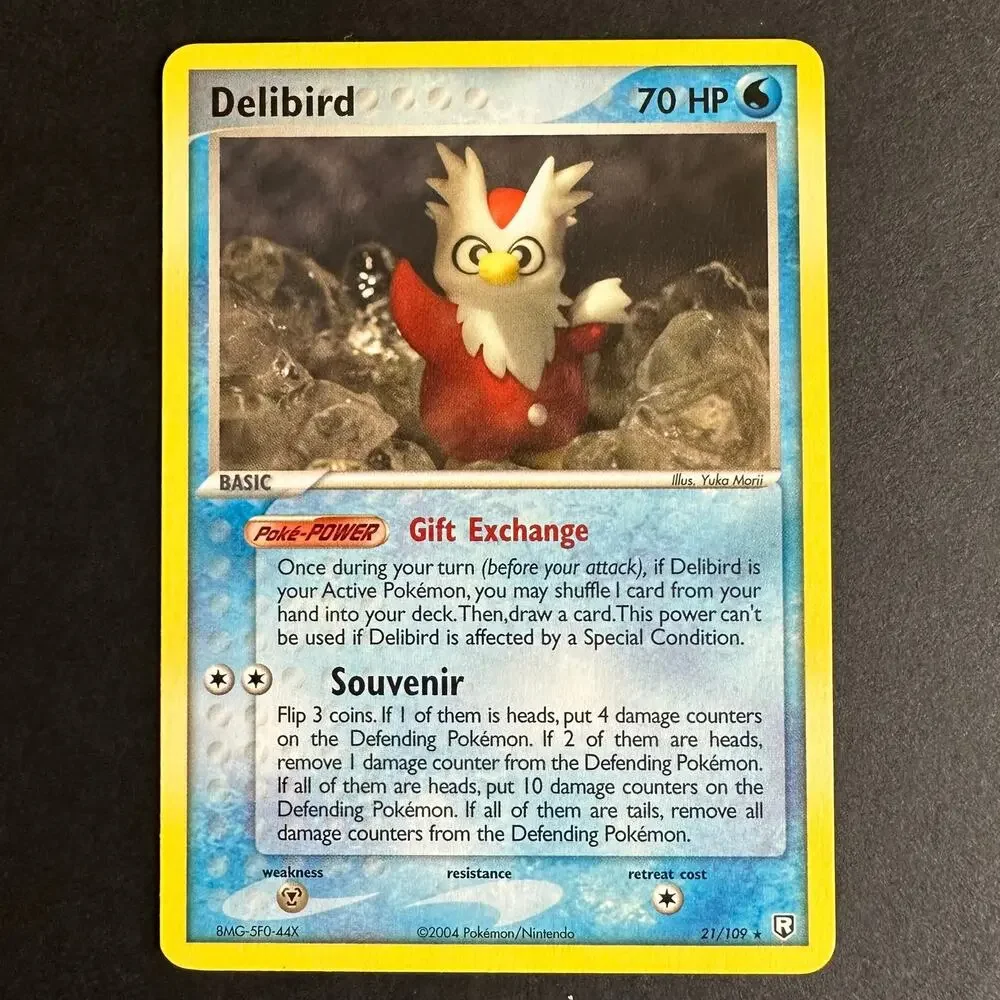 Pokemon TCG Delibird - EX Team Rocket Returns (RR) 21/109 Rare Normal NM